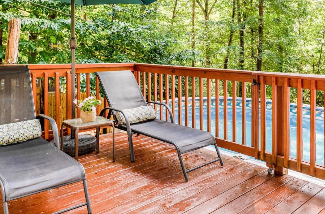 Pocono Cabin With Private Pool At Shawnee Mtn East Stroudsburg Luaran gambar
